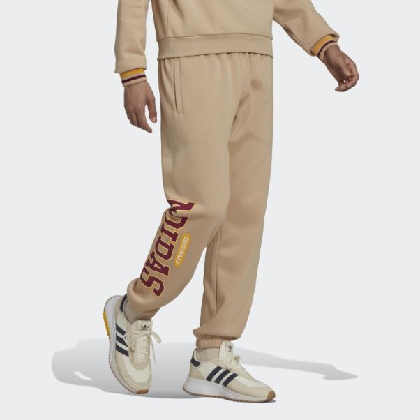 Pantalon De Jogging Varsity Sweat Beige Adidas