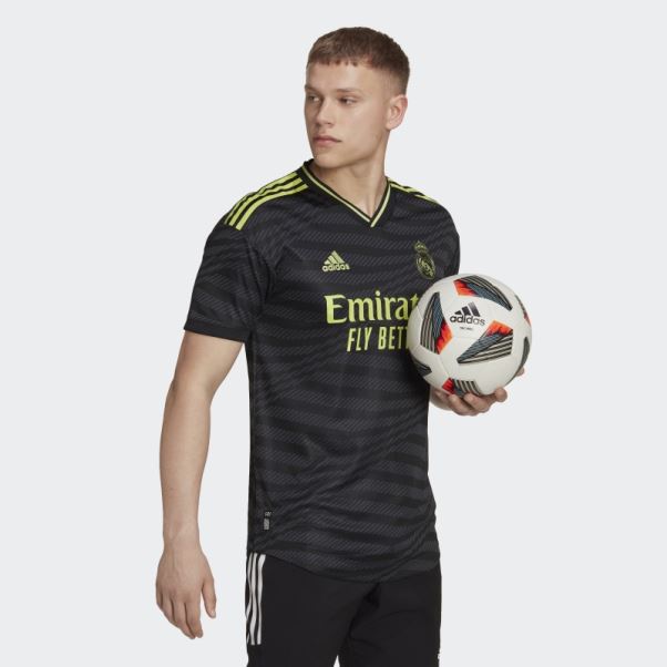 Maillot Real Madrid 22/23 Third Authentique Noir Adidas