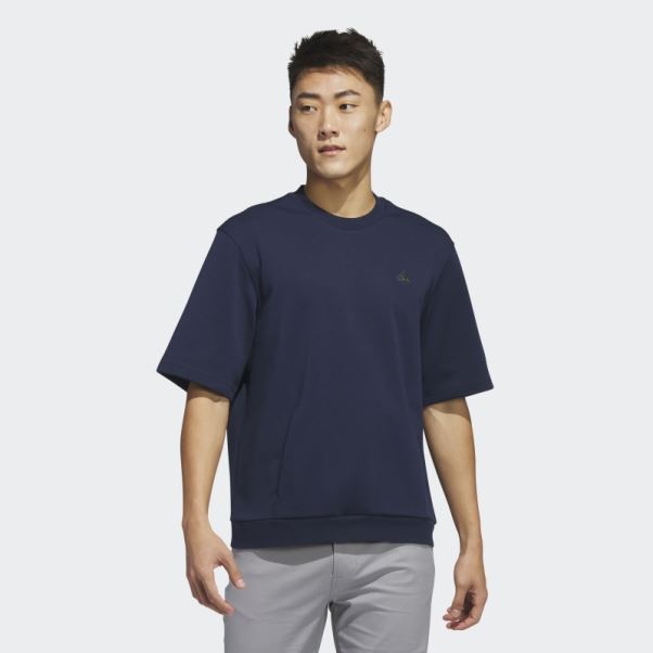 Sweat Adidas Go-to Crew Golf Bleu Marine