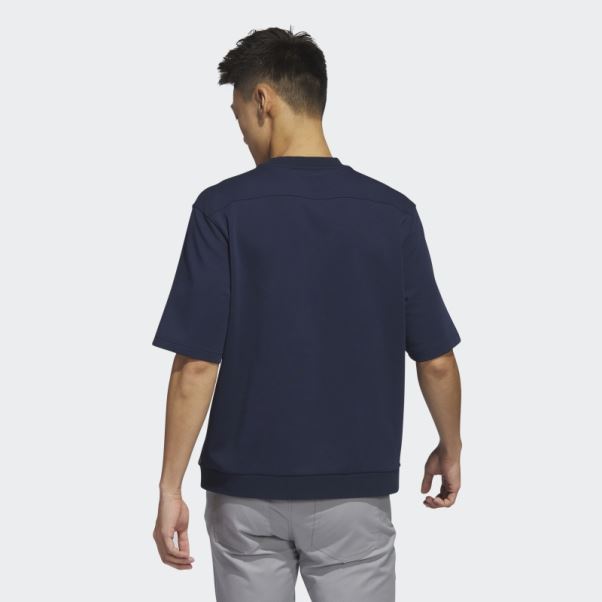 Sweat Adidas Go-to Crew Golf Bleu Marine