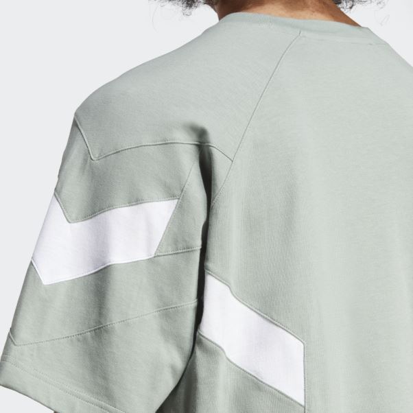 Tee Shirt Adidas Rekive Argent Vert