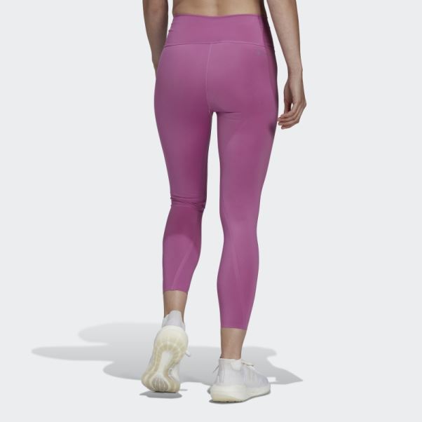 Adidas Legging Optime Training Luxe 7/8 Lilas