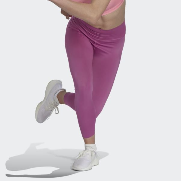 Legging Optime Training Luxe 7/8 Lilas Adidas