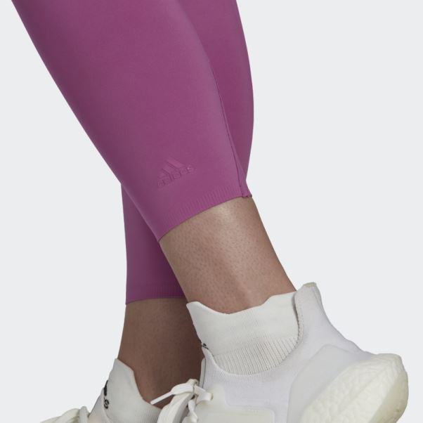 Legging Optime Training Luxe 7/8 Lilas Adidas
