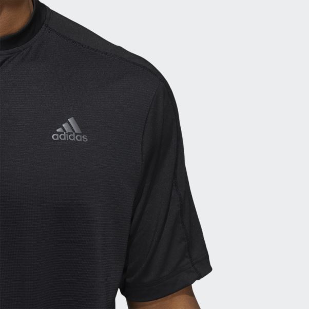 Polo Adidas Noir Col Sport