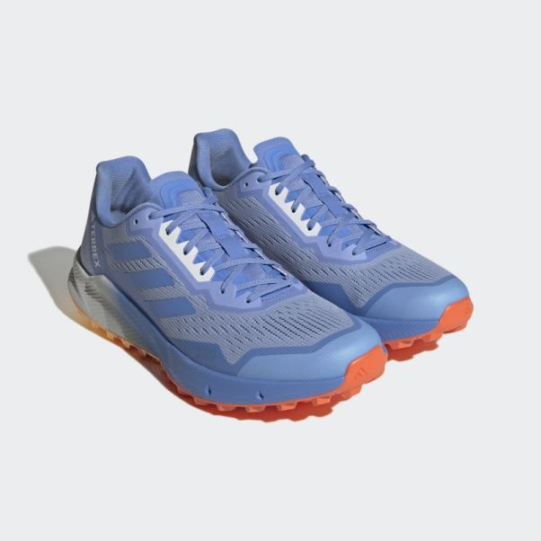 Adidas Terrex Agravic Flow Trail Running Chaussures 2.0 Bleu Aube