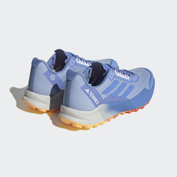 Adidas Terrex Agravic Flow Trail Running Chaussures 2.0 Bleu Aube