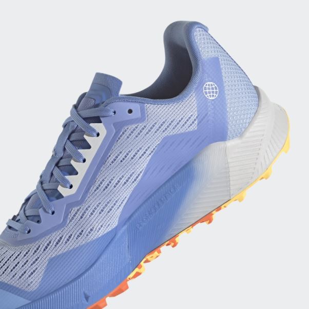 Adidas Terrex Agravic Flow Trail Running Chaussures 2.0 Bleu Aube