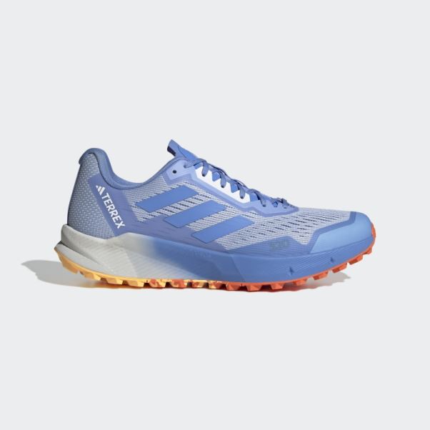 Adidas Terrex Agravic Flow 2.0 Chaussures De Course Sur Sentier Bleu Aube