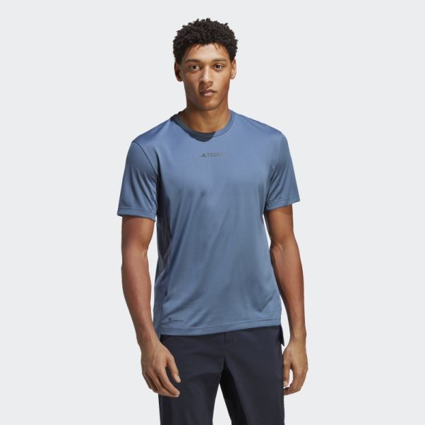 Terrex Multi T-shirt Adidas Acier