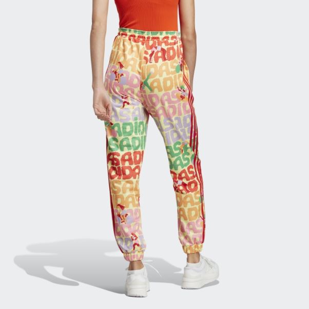 Pantalon De Survêtement Adidas X Farm Rio Perle Citrine Mode