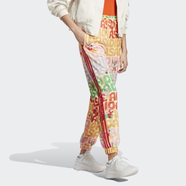 Pantalon De Survêtement Adidas X Farm Rio Perle Citrine Mode