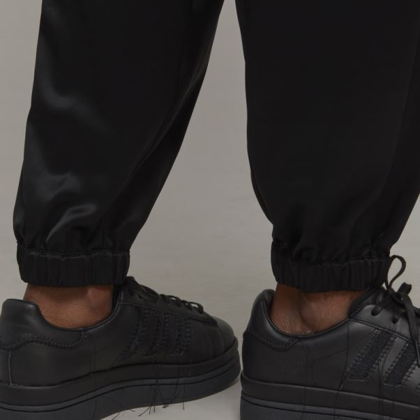 élégant Pantalon De Survêtement Adidas Y-3 Tech En Soie à Revers