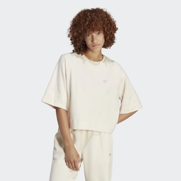 T-shirt Premium Essentials Adidas Blanc