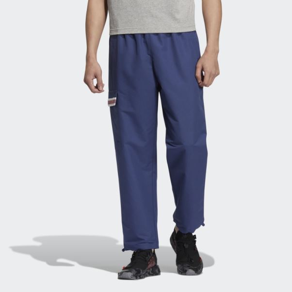 Pantalon De Survêtement Universitaire Moderne Adidas Tech Indigo