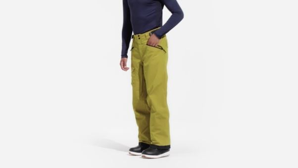 Adidas Olive Terrex Resort Pantalon De Survêtement De Neige Isolé à Deux Couches