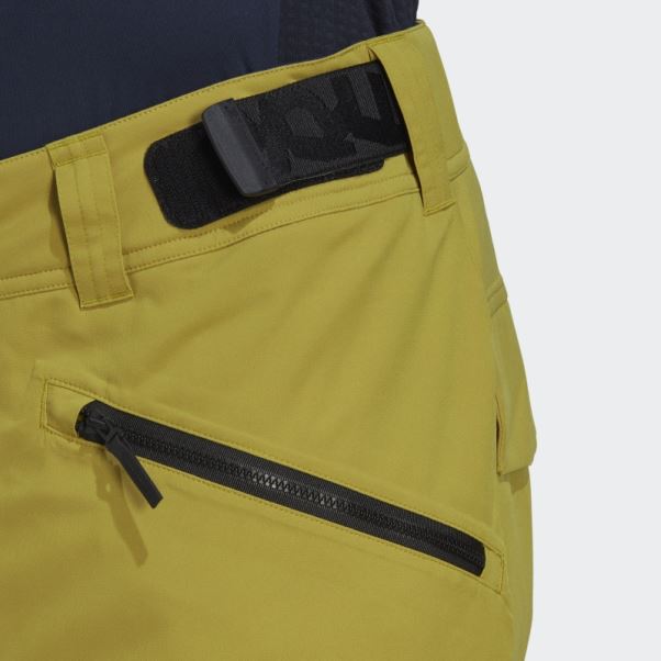 Adidas Olive Terrex Resort Pantalon De Survêtement De Neige Isolé à Deux Couches