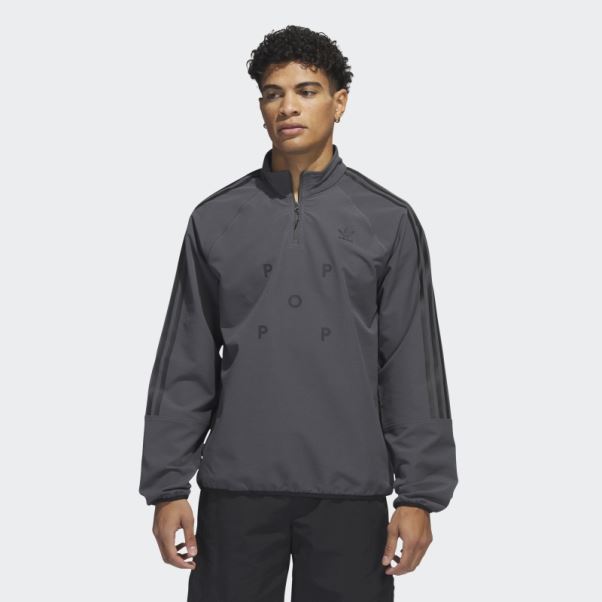Maillot Manches Longues Adidas Pop Thermique Gris