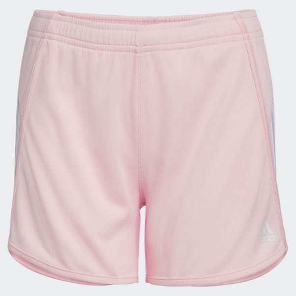 Short En Mesh à Rayures Roses (taille Allongée) Adidas