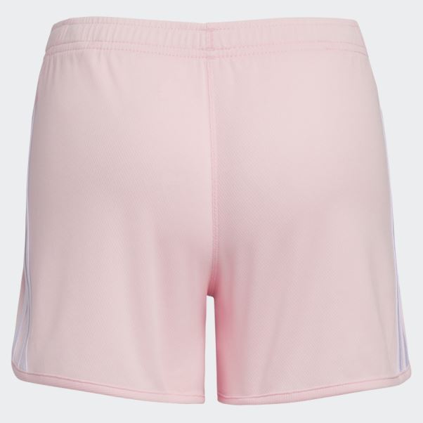 Short En Mesh à Rayures Roses (taille Allongée) Adidas