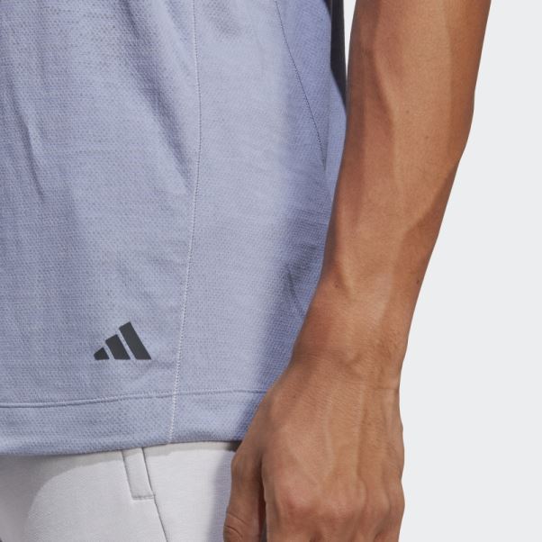 Débardeur Yoga Training Violet Argent Adidas