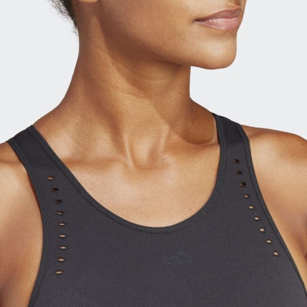 Soutien-gorge Léger D'entraînement Aeroknit Noir Adidas