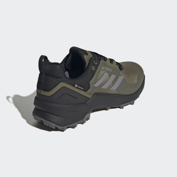 Chaussures De Randonnée Terrex Swift R3 Gore-tex Adidas Olive