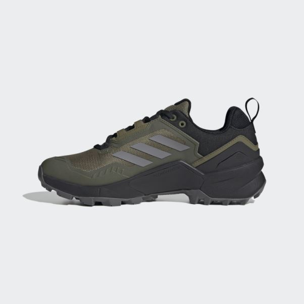 Chaussures De Randonnée Terrex Swift R3 Gore-tex Adidas Olive