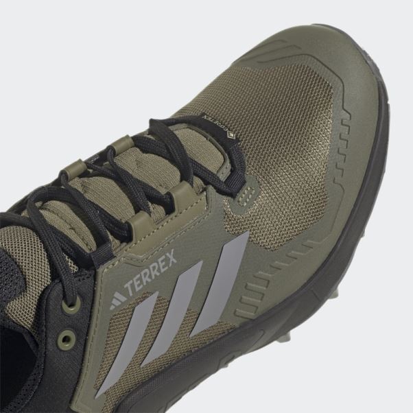 Chaussures De Randonnée Terrex Swift R3 Gore-tex Adidas Olive