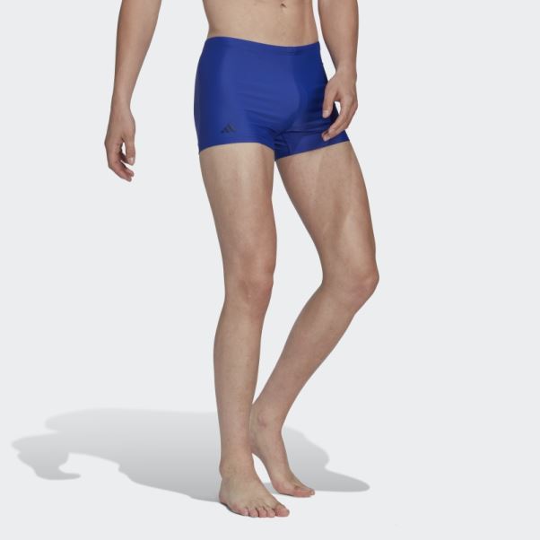 Boxer De Bain Bleu à 3 Bandes Adidas
