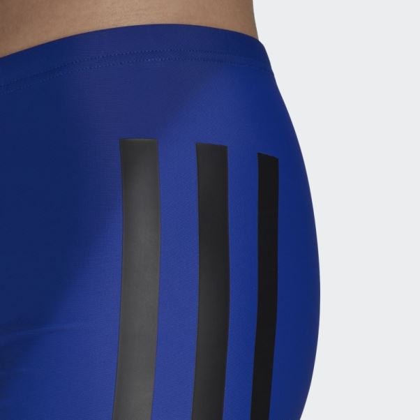 Boxer De Bain Bleu à 3 Bandes Adidas
