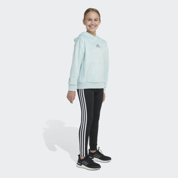 Sweat à Capuche En Polaire Adidas Cosy Menthe Glacée