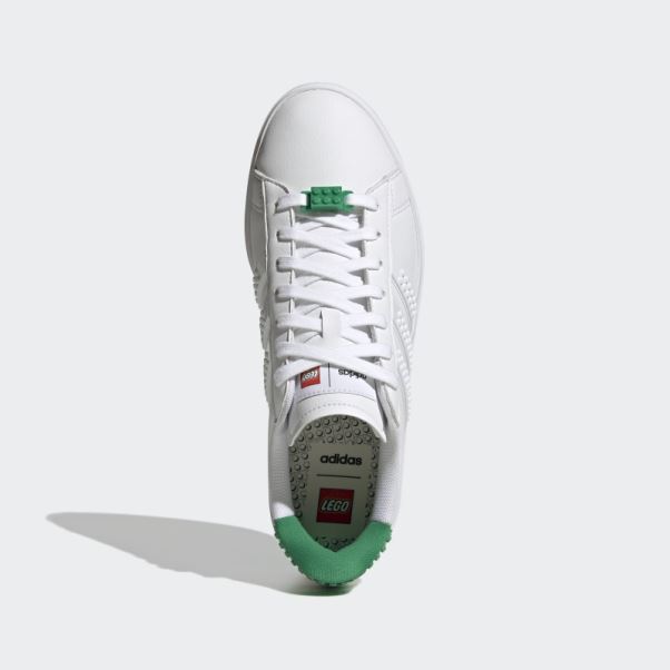 Chaussures Adidas Grand Court X Lego 2.0 Blanc