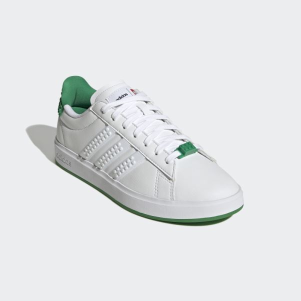Chaussures Adidas Grand Court X Lego 2.0 Blanc