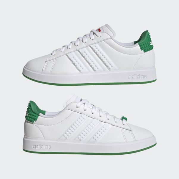 Chaussures Adidas Grand Court X Lego 2.0 Blanc