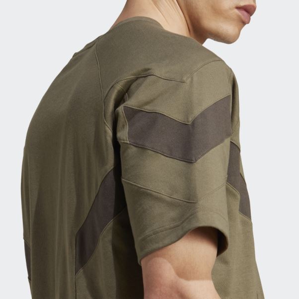 T-shirt Adidas Rekive Olive Chaud