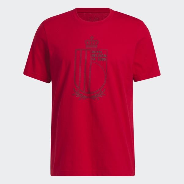 T-shirt Adidas Belgique Rouge