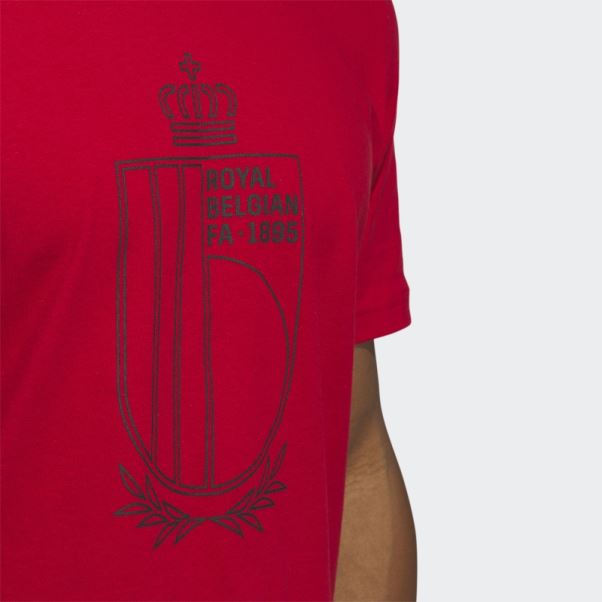 T-shirt Adidas Belgique Rouge
