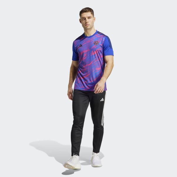 Adidas Maillot D'entrainement Pogba Bleu Fashion