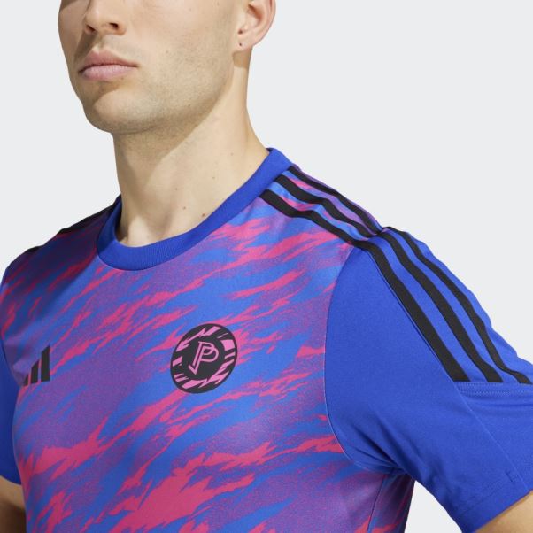 Adidas Maillot D'entrainement Pogba Bleu Fashion