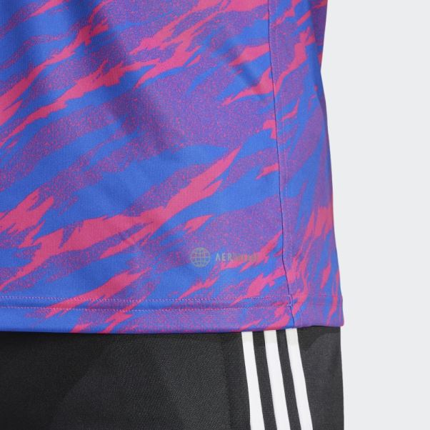 Adidas Maillot D'entrainement Pogba Bleu Fashion