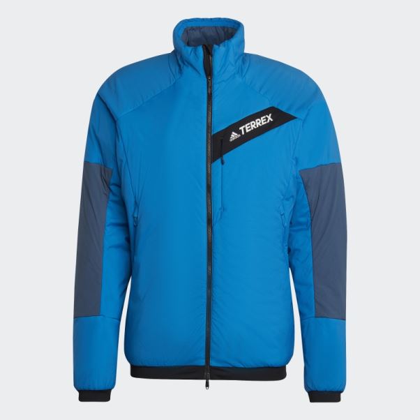 Adidas Terrex Techrock Stretch Primaloft Veste Bleu Choc