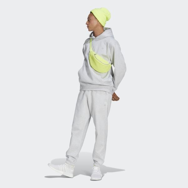Pantalon De Survêtement Premium Essentials Gris Clair Chiné Adidas