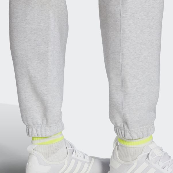 Pantalon De Survêtement Premium Essentials Gris Clair Chiné Adidas