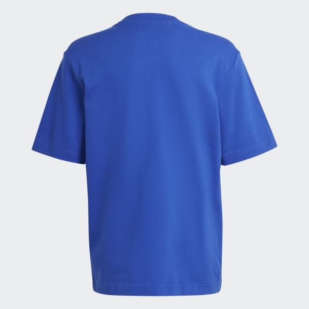Tee Shirt Adidas Future Icon Piqué Logo Bleu