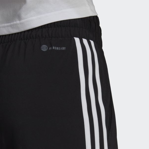 Pantalon Tissé à 3 Bandes Adidas Trainicons Noir