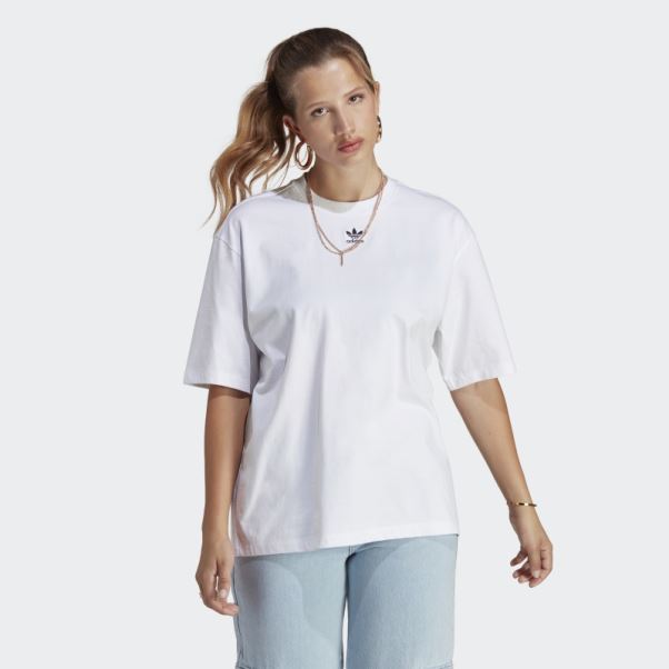 Tee Shirt Adidas Adicolor Essentials Blanc