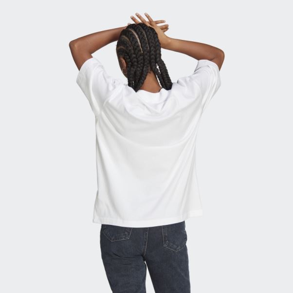 Future Icons Badge Of Sport T-shirt Boyfriend Blanc Adidas