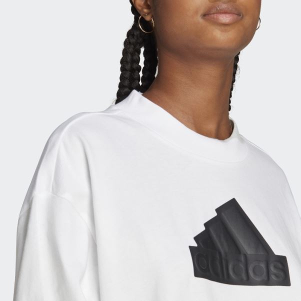 Future Icons Badge Of Sport T-shirt Boyfriend Blanc Adidas
