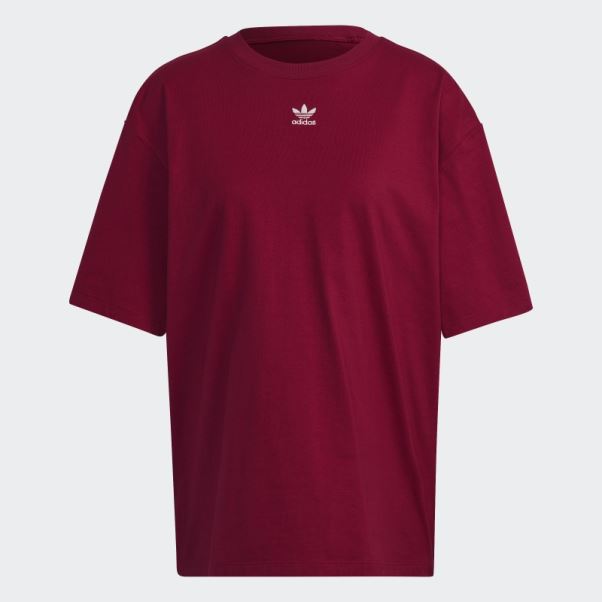 Tee Shirt Adicolor Essentials Adidas Bordeaux